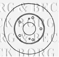 Тормозной диск BORG & BECK BBD4331