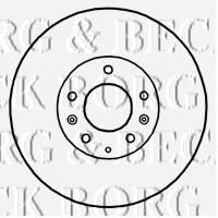 Тормозной диск BORG & BECK BBD4751