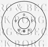 Тормозной диск BORG & BECK BBD4782