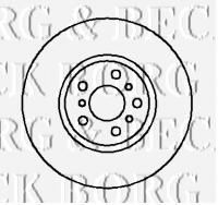 Тормозной диск BORG & BECK BBD5108