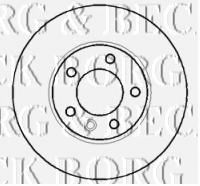 Тормозной диск BORG & BECK BBD5901S