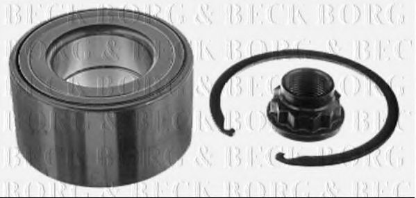 Комплект подшипника ступицы колеса BORG & BECK BWK1299