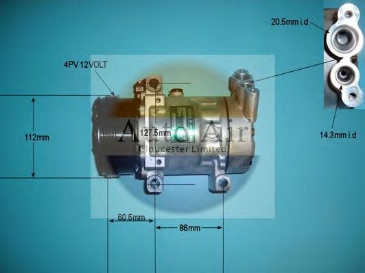 Компрессор, кондиционер AUTO AIR GLOUCESTER 14-4049