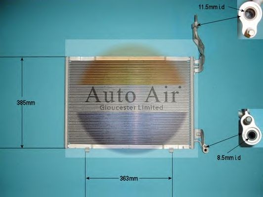 Конденсатор, кондиционер AUTO AIR GLOUCESTER 16-6508