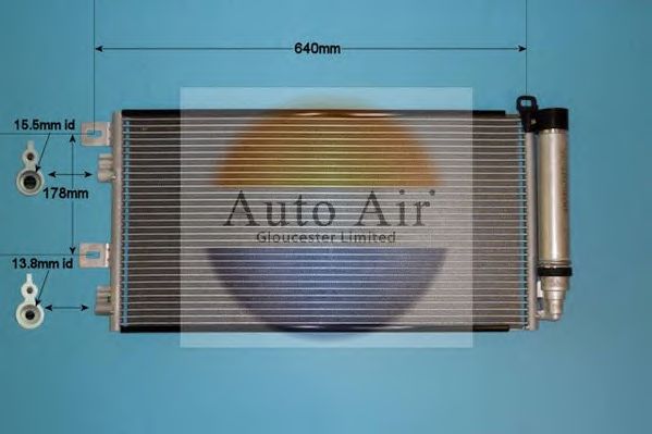 Конденсатор, кондиционер AUTO AIR GLOUCESTER 16-9728A