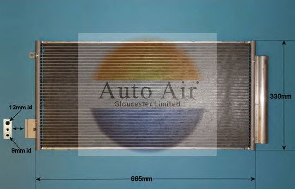 Конденсатор, кондиционер AUTO AIR GLOUCESTER 16-1993