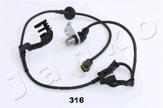 Датчик, частота вращения колеса JAPKO 151316