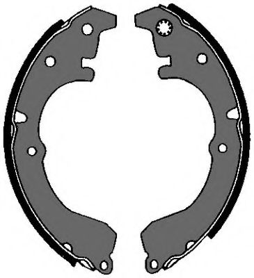 Комплект тормозных колодок VEMA 84350