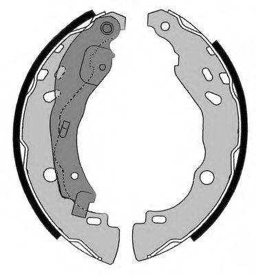 Комплект тормозных колодок VEMA 84856