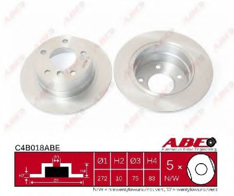 Тормозной диск ABE C4B018ABE