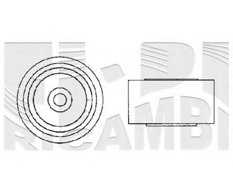 Натяжной ролик, ремень ГРМ KM International FI2970