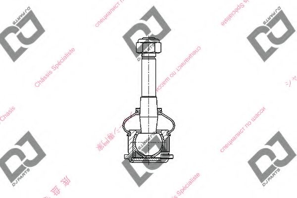 Несущий / направляющий шарнир DJ PARTS DB1283