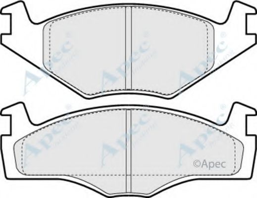 Комплект тормозных колодок, дисковый тормоз APEC braking PAD855