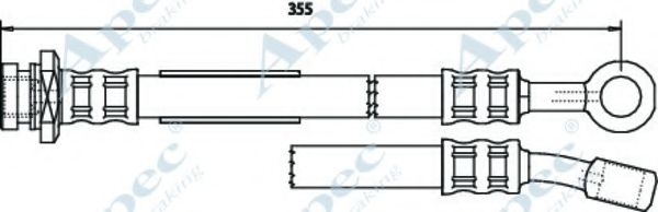 Тормозной шланг APEC braking HOS3206