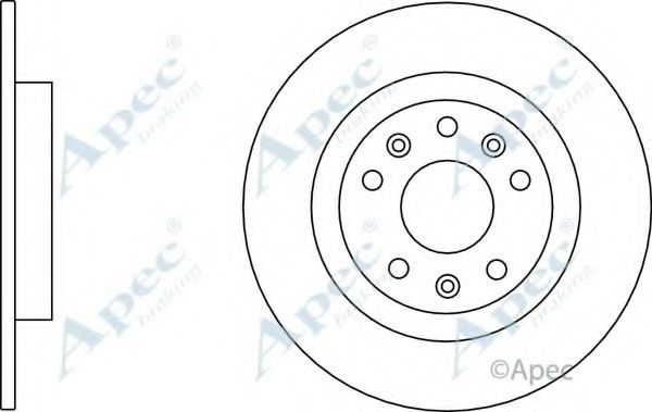 Тормозной диск APEC braking DSK3131