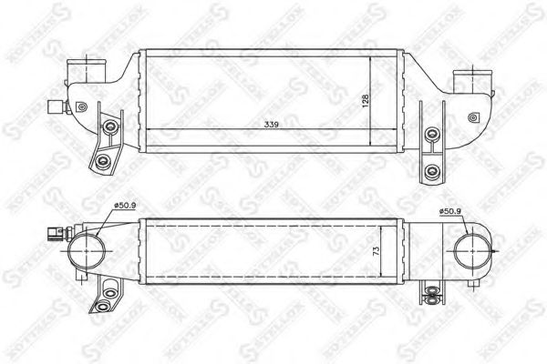 Интеркулер STELLOX 10-40084-SX