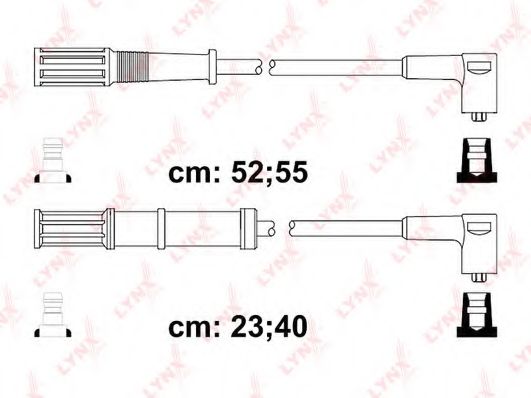 Комплект проводов зажигания LYNXauto SPC4839