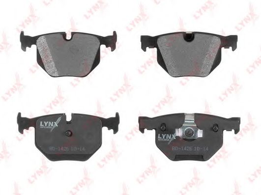 Комплект тормозных колодок, дисковый тормоз LYNXauto BD1426
