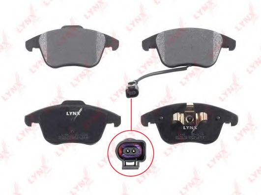 Комплект тормозных колодок, дисковый тормоз ALLIED NIPPON ADB16022