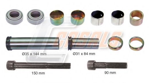 Ремкомплект, тормозной суппорт CASALS MD581