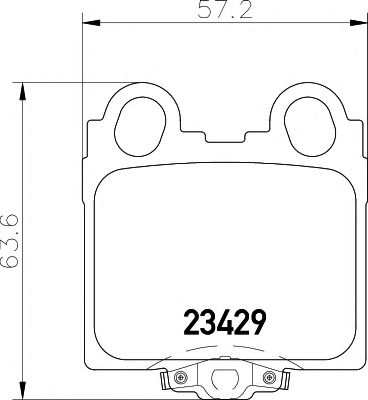 Комплект тормозных колодок, дисковый тормоз HELLA PAGID 8DB 355 011-591