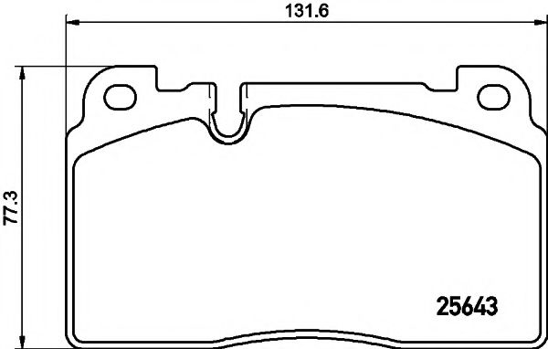 Комплект тормозных колодок, дисковый тормоз HELLA PAGID 8DB 355 021-331