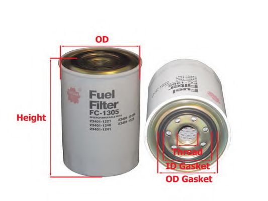 Топливный фильтр SAKURA  Automotive FC-1305