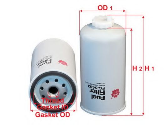 Топливный фильтр SAKURA  Automotive FC-5403