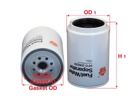 Топливный фильтр SAKURA  Automotive SFC-24020