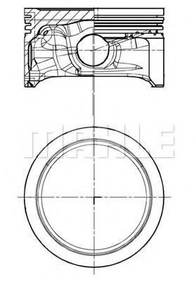 Поршень METAL LEVE P9282
