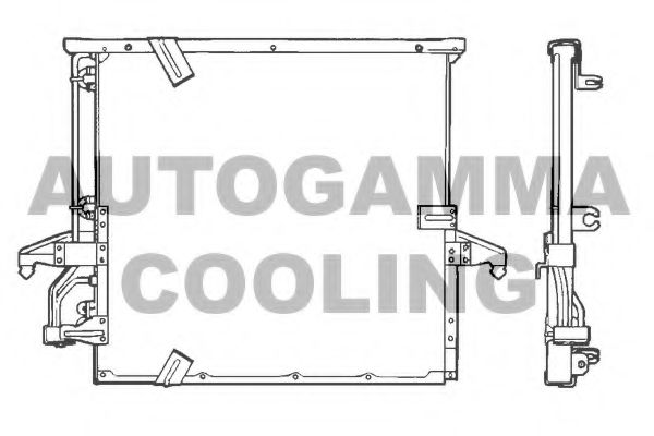 Конденсатор, кондиционер AUTOGAMMA 101565