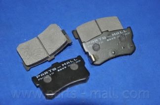 Комплект тормозных колодок, дисковый тормоз PARTS-MALL PKA-010