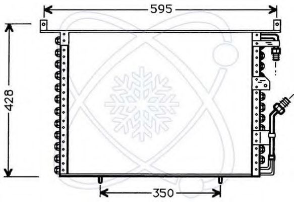 Конденсатор, кондиционер ELECTRO AUTO 30M0011