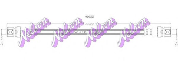 Тормозной шланг Brovex-Nelson H1622