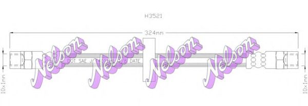 Тормозной шланг Brovex-Nelson H3521