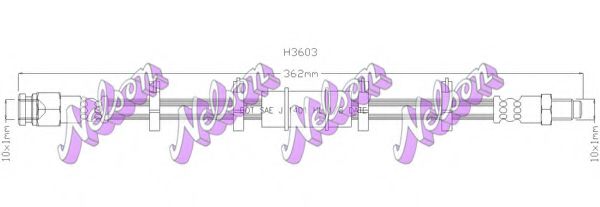 Тормозной шланг Brovex-Nelson H3603