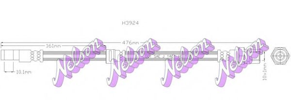 Тормозной шланг Brovex-Nelson H3924