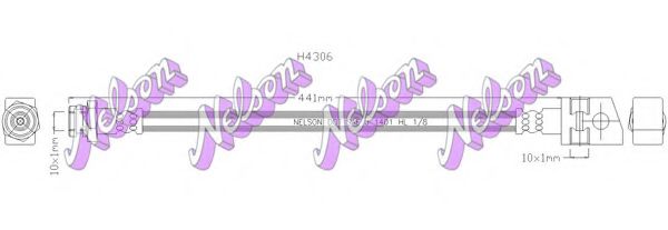 Тормозной шланг Brovex-Nelson H4306