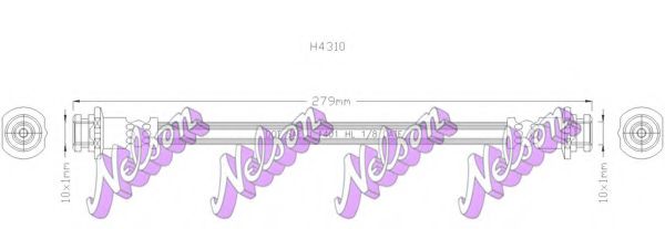 Тормозной шланг Brovex-Nelson H4310