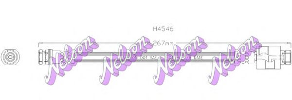 Тормозной шланг Brovex-Nelson H4546