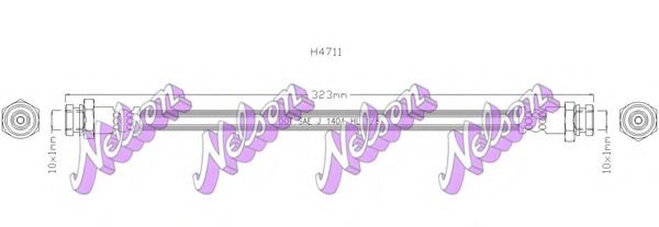 Тормозной шланг Brovex-Nelson H4711