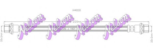 Тормозной шланг Brovex-Nelson H4818