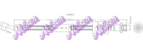 Тормозной шланг Brovex-Nelson H4887