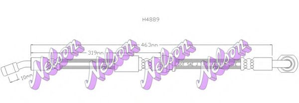 Тормозной шланг Brovex-Nelson H4889