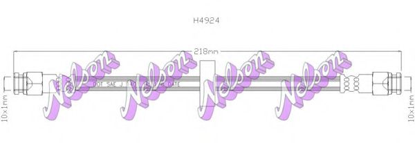 Тормозной шланг Brovex-Nelson H4924