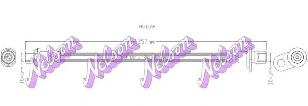 Тормозной шланг Brovex-Nelson H5159
