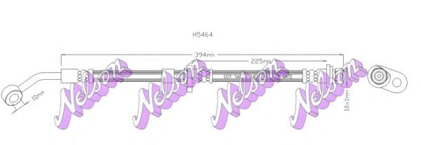 Тормозной шланг Brovex-Nelson H5464