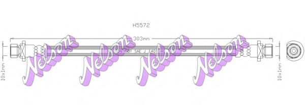 Тормозной шланг Brovex-Nelson H5572