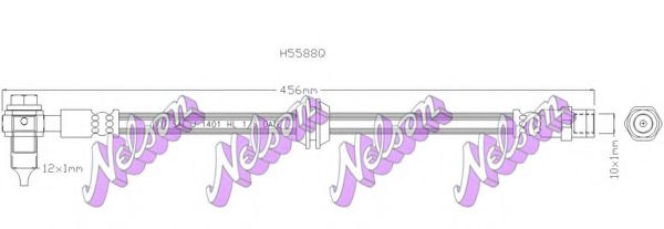 Тормозной шланг Brovex-Nelson H5588Q