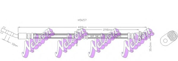 Тормозной шланг Brovex-Nelson H5657